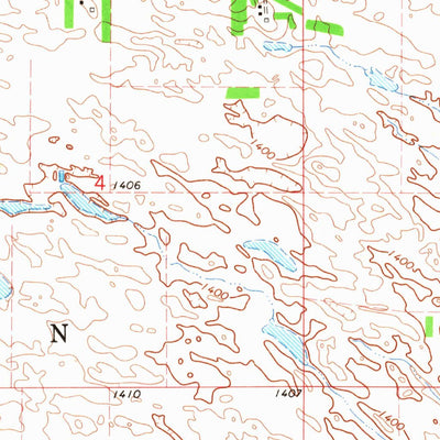 United States Geological Survey Miranda, SD (1966, 24000-Scale) digital map