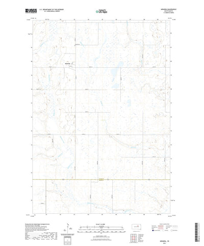 United States Geological Survey Miranda, SD (2021, 24000-Scale) digital map