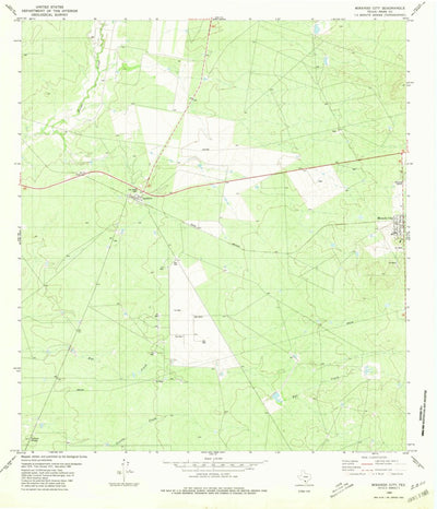 United States Geological Survey Mirando City, TX (1980, 24000-Scale) digital map