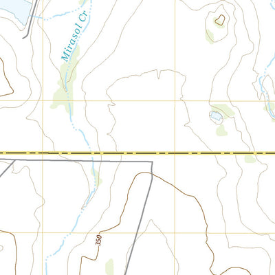 United States Geological Survey Mirasol Creek, TX (2022, 24000-Scale) digital map