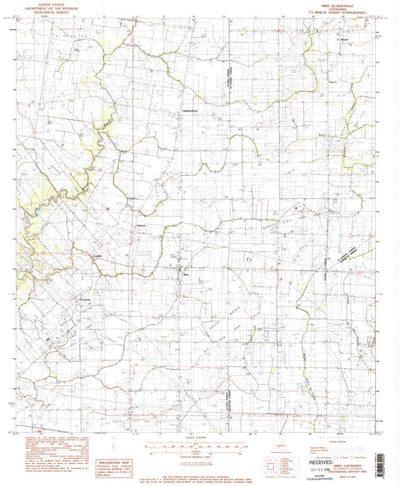 United States Geological Survey Mire, LA (1983, 24000-Scale) digital map