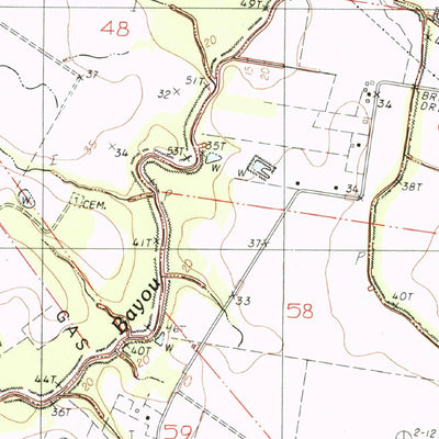 United States Geological Survey Mire, LA (1983, 24000-Scale) digital map