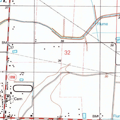 United States Geological Survey Mire, LA (1998, 24000-Scale) digital map