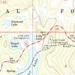 United States Geological Survey Mirror Lake, UT (1972, 24000-Scale) digital map