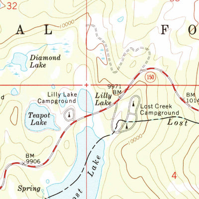 United States Geological Survey Mirror Lake, UT (1972, 24000-Scale) digital map