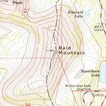 United States Geological Survey Mirror Lake, UT (1972, 24000-Scale) digital map