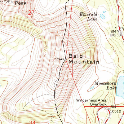 United States Geological Survey Mirror Lake, UT (1972, 24000-Scale) digital map