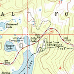 United States Geological Survey Mirror Lake, UT (1991, 24000-Scale) digital map