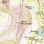 United States Geological Survey Mirror Lake, UT (1991, 24000-Scale) digital map