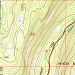 United States Geological Survey Mirror Lake, UT (1998, 24000-Scale) digital map