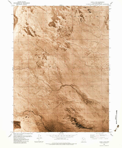 United States Geological Survey Miry Wash, UT (1983, 24000-Scale) digital map