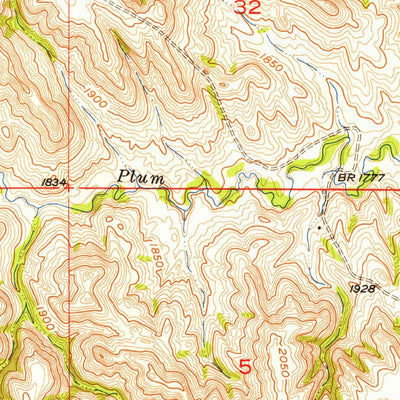 United States Geological Survey Miscol NE, SD (1956, 24000-Scale) digital map