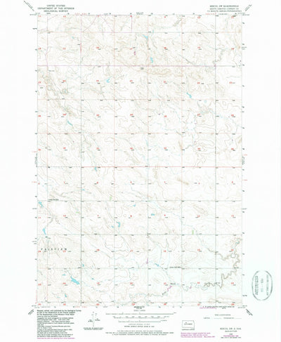 United States Geological Survey Miscol SW, SD (1956, 24000-Scale) digital map