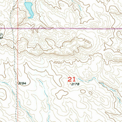United States Geological Survey Miscol SW, SD (1956, 24000-Scale) digital map