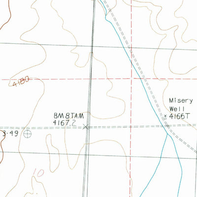 United States Geological Survey Misery Flat, OR (1983, 24000-Scale) digital map