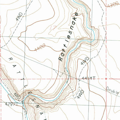 United States Geological Survey Misery Flat, OR (1983, 24000-Scale) digital map
