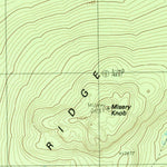 United States Geological Survey Misery Knob, ME (1988, 24000-Scale) digital map