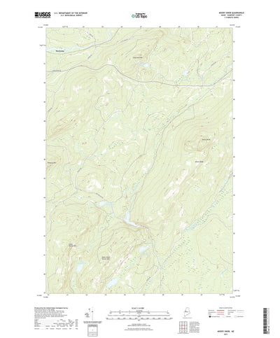 United States Geological Survey Misery Knob, ME (2021, 24000-Scale) digital map