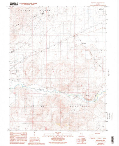 United States Geological Survey Misfits Flat, NV (1985, 24000-Scale) digital map