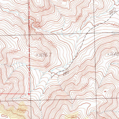 United States Geological Survey Misfits Flat, NV (1985, 24000-Scale) digital map