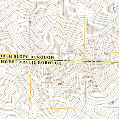 United States Geological Survey Misheguk Mountain A-2 NW, AK (2015, 25000-Scale) digital map