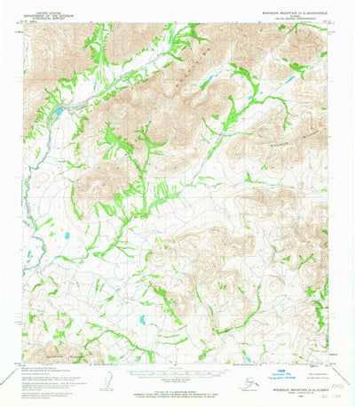 United States Geological Survey Misheguk Mountain A-3, AK (1955, 63360-Scale) digital map