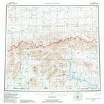 United States Geological Survey Misheguk Mountain, AK (1956, 250000-Scale) digital map