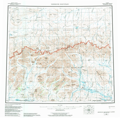 United States Geological Survey Misheguk Mountain, AK (1956, 250000-Scale) digital map