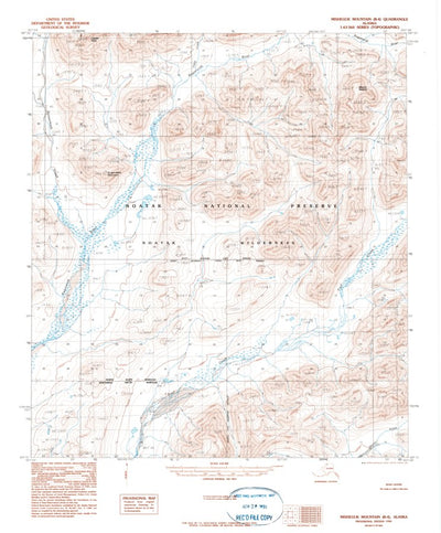 United States Geological Survey Misheguk Mountain B-4, AK (1990, 63360-Scale) digital map