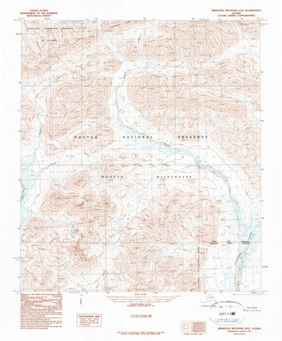 United States Geological Survey Misheguk Mountain B-5, AK (1990, 63360-Scale) digital map