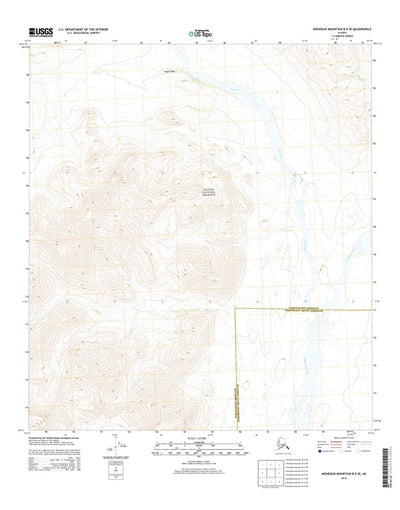 United States Geological Survey Misheguk Mountain B-5 SE, AK (2014, 25000-Scale) digital map