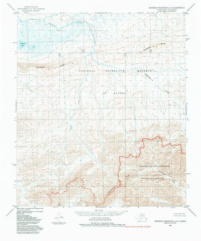 United States Geological Survey Misheguk Mountain C-5, AK (1984, 63360-Scale) digital map