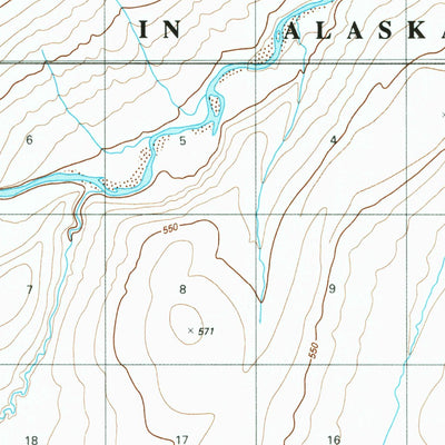 United States Geological Survey Misheguk Mountain D-1, AK (1984, 63360-Scale) digital map