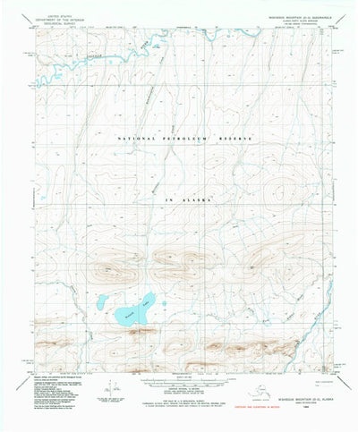 United States Geological Survey Misheguk Mountain D-2, AK (1984, 63360-Scale) digital map
