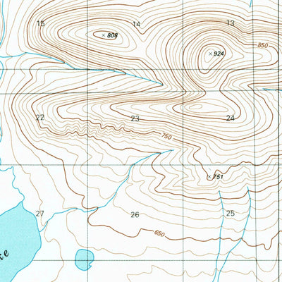 United States Geological Survey Misheguk Mountain D-2, AK (1984, 63360-Scale) digital map