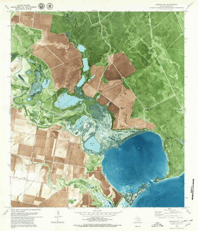 United States Geological Survey Mission Bay, TX (1979, 24000-Scale) digital map
