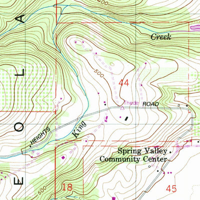 United States Geological Survey Mission Bottom, OR (1957, 24000-Scale) digital map
