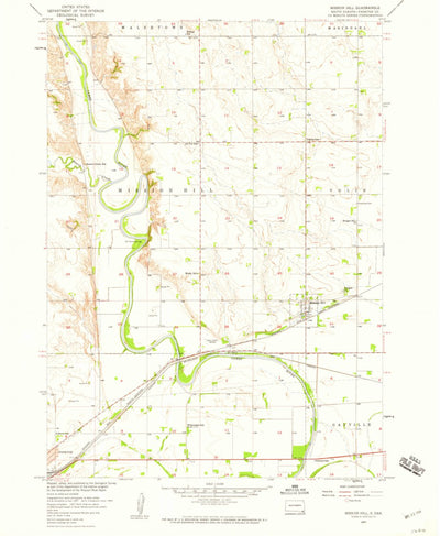 United States Geological Survey Mission Hill, SD (1957, 24000-Scale) digital map