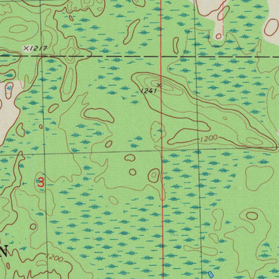 United States Geological Survey Mission Lake, WI (1982, 24000-Scale) digital map