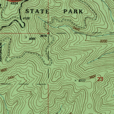United States Geological Survey Mission Mountain, ID (1994, 24000-Scale) digital map