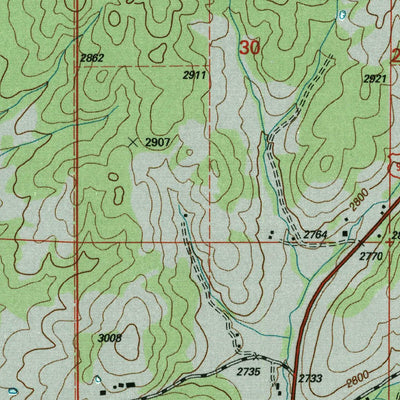 United States Geological Survey Mission Mountain, ID (1994, 24000-Scale) digital map