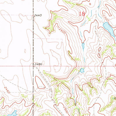 United States Geological Survey Mission NW, SD (1969, 24000-Scale) digital map