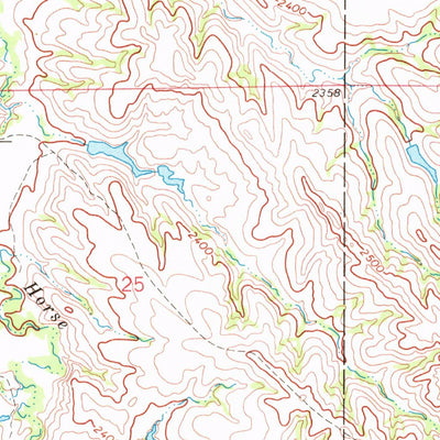 United States Geological Survey Mission NW, SD (1969, 24000-Scale) digital map