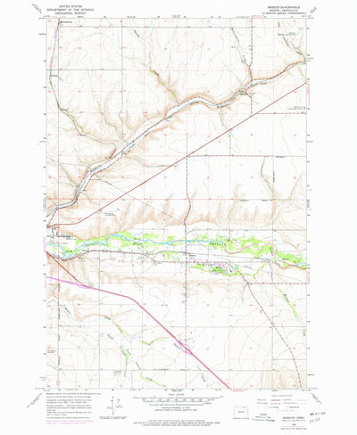 United States Geological Survey Mission, OR (1966, 24000-Scale) digital map