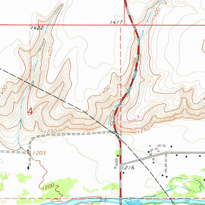 United States Geological Survey Mission, OR (1966, 24000-Scale) digital map