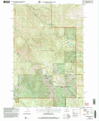 United States Geological Survey Mission Peak, WA (2003, 24000-Scale) digital map