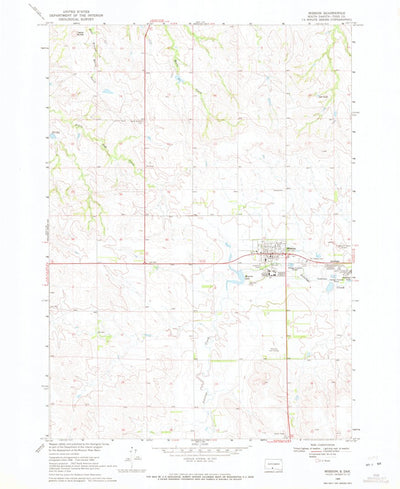 United States Geological Survey Mission, SD (1969, 24000-Scale) digital map