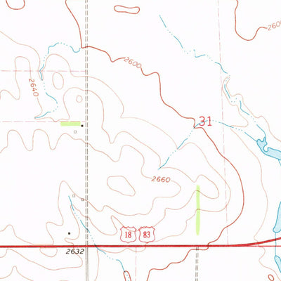 United States Geological Survey Mission, SD (1969, 24000-Scale) digital map