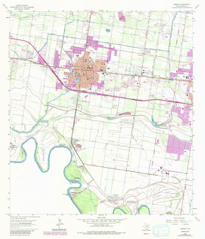 United States Geological Survey Mission, TX (1963, 24000-Scale) digital map