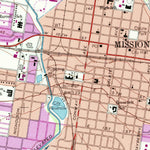 United States Geological Survey Mission, TX (1963, 24000-Scale) digital map